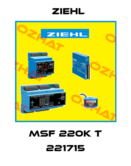 MSF 220K T 221715 Ziehl