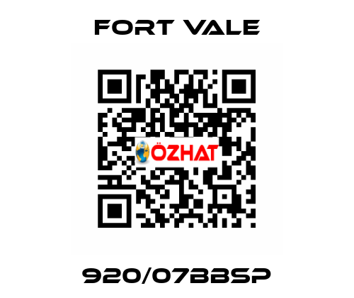 920/07BBSP Fort Vale