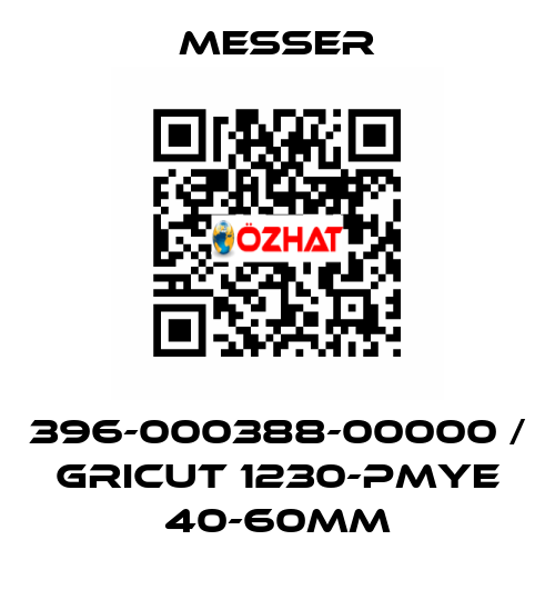 396-000388-00000 / GRICUT 1230-PMYE 40-60MM Messer