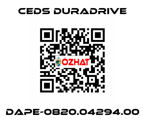 DAPE-0820.04294.00 Ceds Duradrive