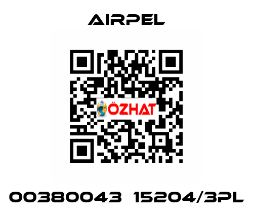 00380043  15204/3PL Airpel