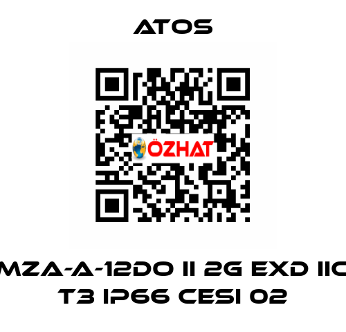 MZA-A-12DO II 2G Exd IIC T3 IP66 CESI 02 Atos