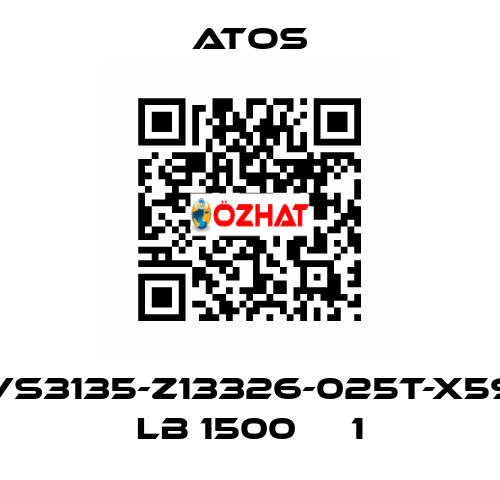 VS3135-Z13326-025T-X59 LB 1500 АС1 Atos