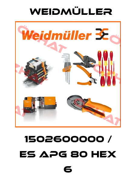 1502600000 / ES APG 80 HEX 6 Weidmüller