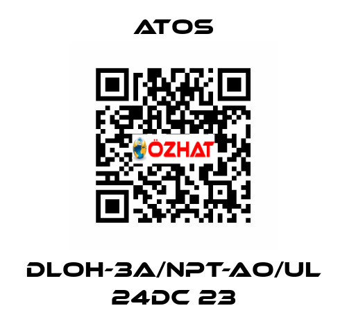 DLOH-3A/NPT-AO/UL 24DC 23 Atos
