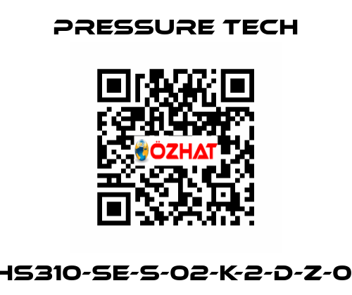 XHS310-SE-S-02-K-2-D-Z-015 Pressure Tech