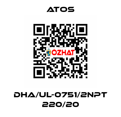DHA/UL-0751/2NPT 220/20 Atos