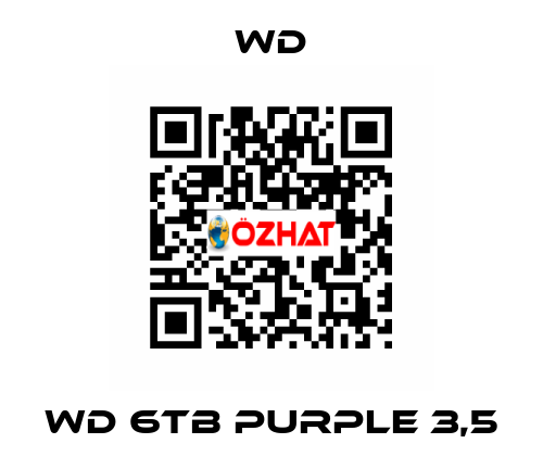 WD 6TB PURPLE 3,5 WD