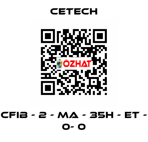 CFIB - 2 - MA - 35H - ET - 0- 0 CeTech