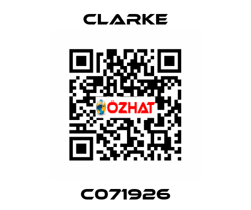 C071926 Clarke