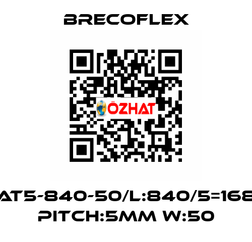 AT5-840-50/L:840/5=168 Pitch:5mm W:50 Brecoflex