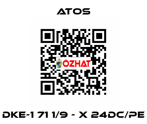 DKE-1 71 1/9 - X 24DC/PE Atos
