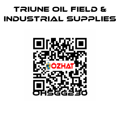 OHSGG230 Triune Oil Field & Industrial Supplies