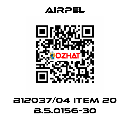 B12037/04 ITEM 20 B.S.0156-30 Airpel