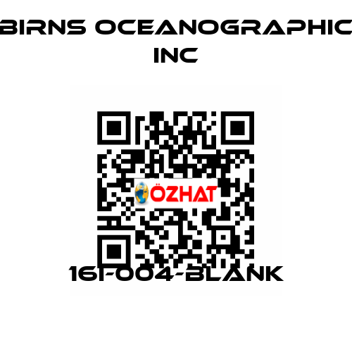 16I-004-BLANK BIRNS OCEANOGRAPHIC INC