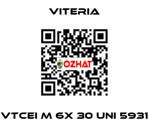 VTCEI M 6x 30 UNI 5931 VITERIA