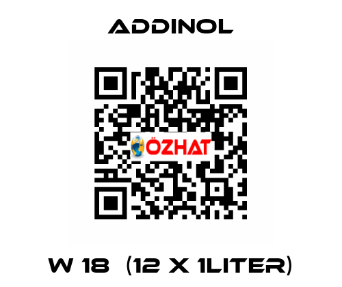 W 18  (12 x 1liter) addinol