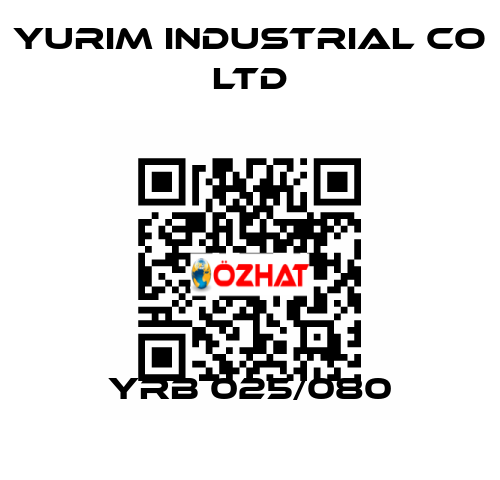 YRB 025/080 YURIM INDUSTRIAL CO LTD