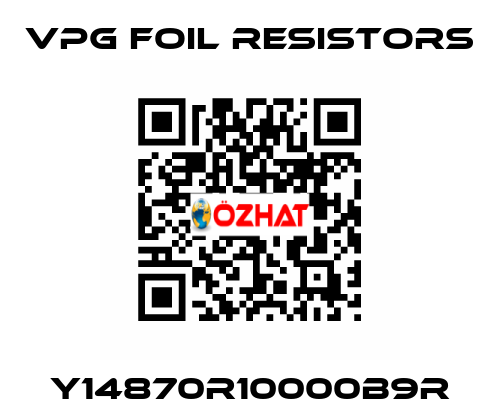 Y14870R10000B9R VPG Foil Resistors