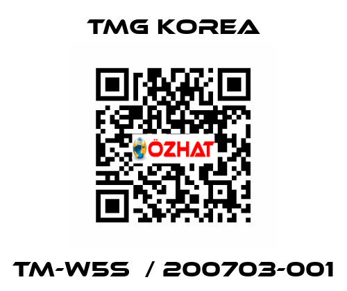 TM-W5S  / 200703-001 TMG Korea