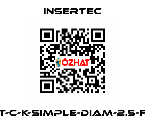 T-C-K-SIMPLE-DIAM-2.5-F Insertec