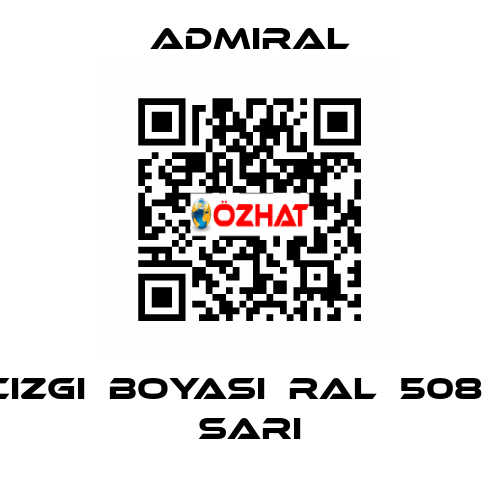 YOL	CIZGI	BOYASI	RAL	508	TAKSI SARI admiral