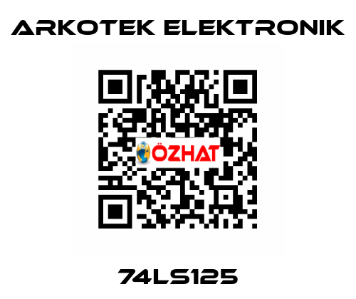 74LS125 Arkotek Elektronik