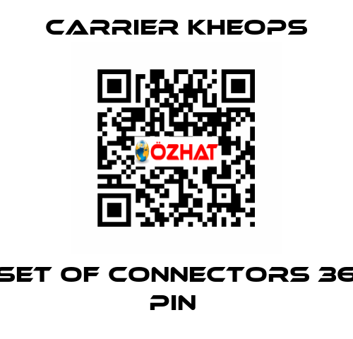 Set of Connectors 36 pin  Carrier Kheops