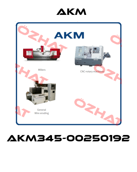 AKM345-00250192  Akm
