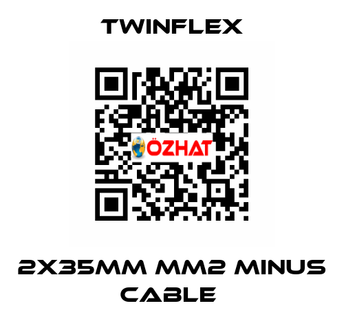 2x35mm mm2 MINUS cable  Twinflex