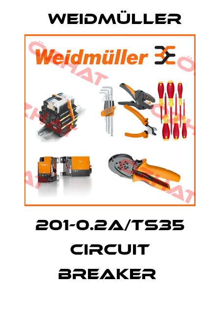 201-0.2A/TS35 CIRCUIT BREAKER  Weidmüller