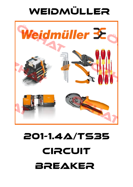 201-1.4A/TS35 CIRCUIT BREAKER  Weidmüller