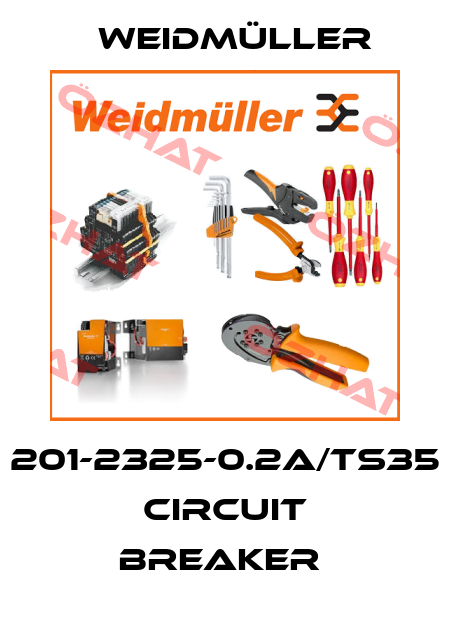 201-2325-0.2A/TS35 CIRCUIT BREAKER  Weidmüller