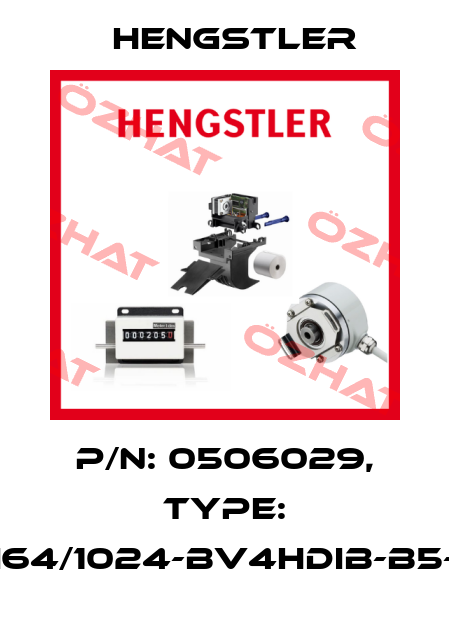 p/n: 0506029, Type: RI64/1024-BV4HDIB-B5-O Hengstler