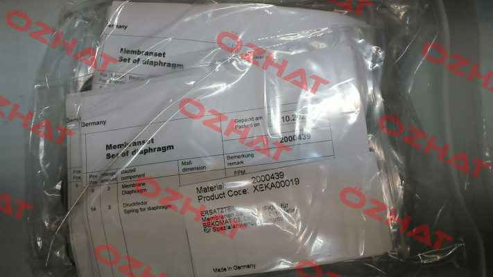 MEMBRANES FOR BM6EPN25 Beko