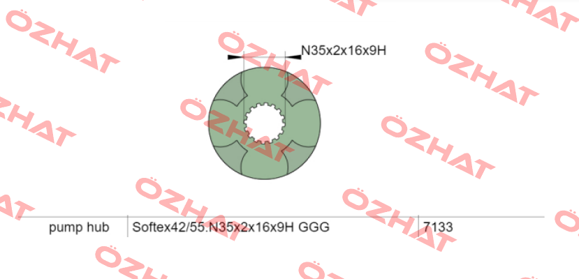 42/55A-N35x2 GGG/ DIN 5480 Softex