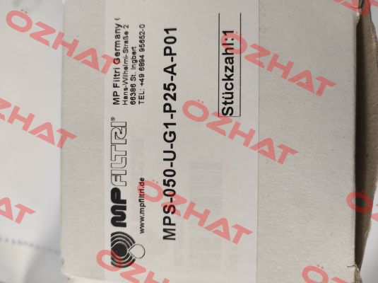 2463 / MPS-050-U-G1-P25-A-P01 MP Filtri