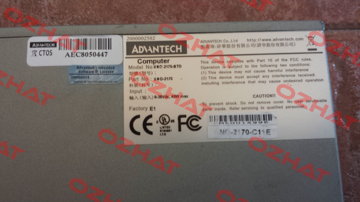 UNO-2170-BTO, 2170-C11E  Advantech