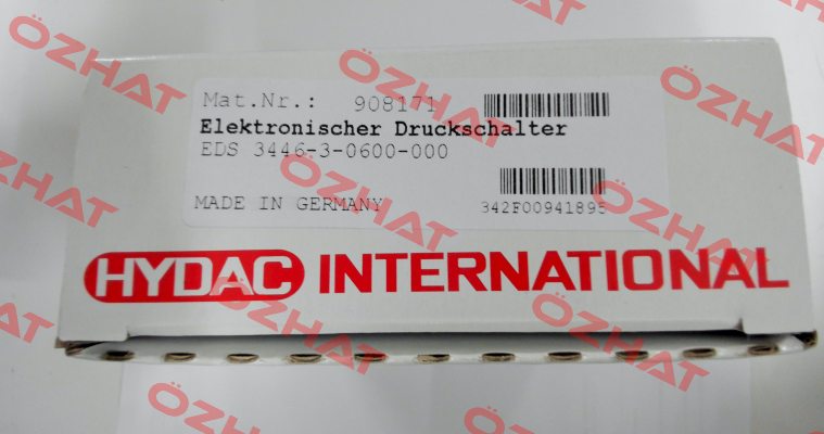 908171// EDS-3446-3-0600-000-E Hydac