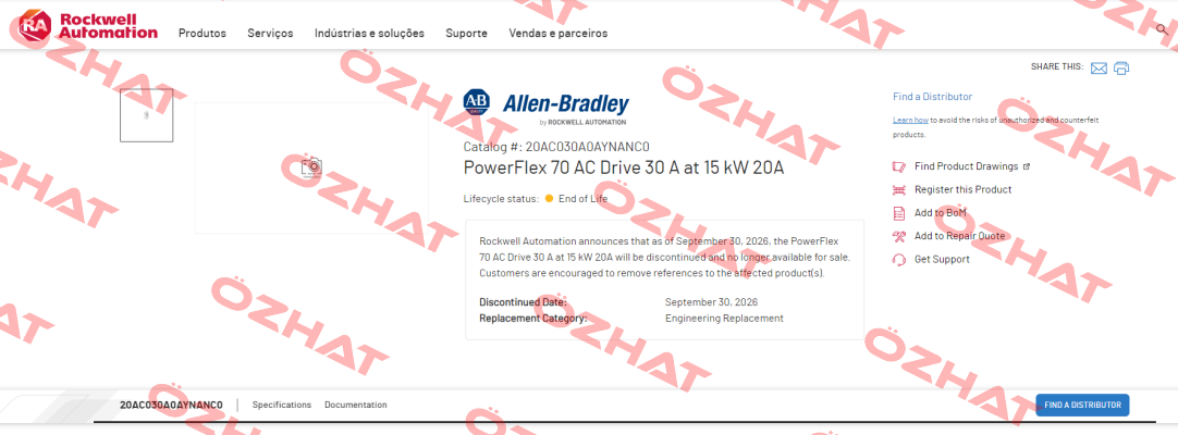 20AC030AOAYNANCO Allen Bradley (Rockwell)