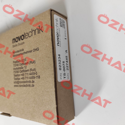 P/N: 400023234 Type: TS-0075 Novotechnik