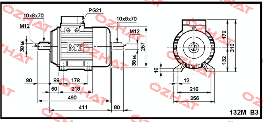 DN   132  M4/8 Fimet