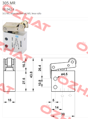 08.042.4 , type 305 MR  AZ Pneumatica