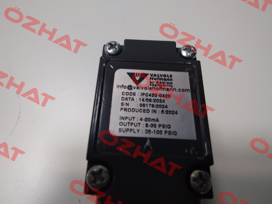 IPC420-0420 Valvole Hofmann
