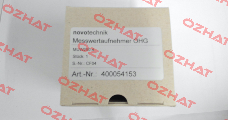 P/N: 400054153 Type: MUW-250-4 Novotechnik