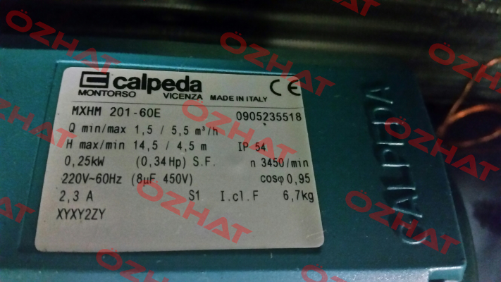 МХНМ 201 - 60Е   Calpeda