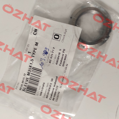 Sleeve 4810001572 Varisco pumps