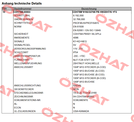 CDH75M-00003 TR Electronic