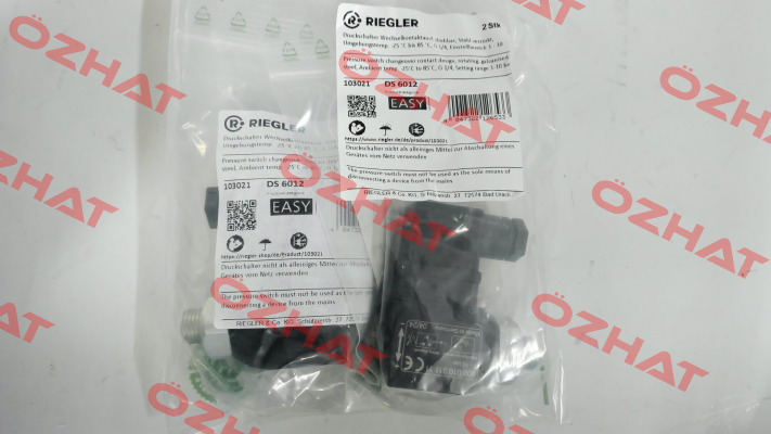 P/N: 103021 Type: DS 6012 Riegler