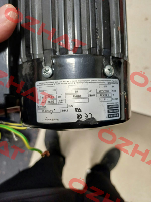 34R6BFCI SN:X760316 BODINE ELECTRIC